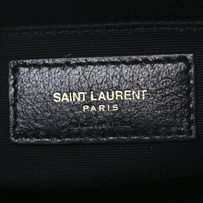 Saint Laurent Calfskin Matelasse Monogram Lou Camera Bag Black 6 of 10