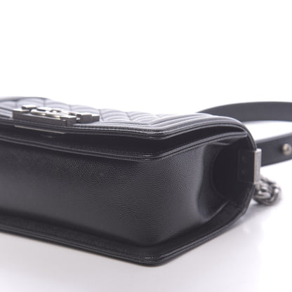 Chanel Caviar Quilted Small Boy Flap Black 9 of 11