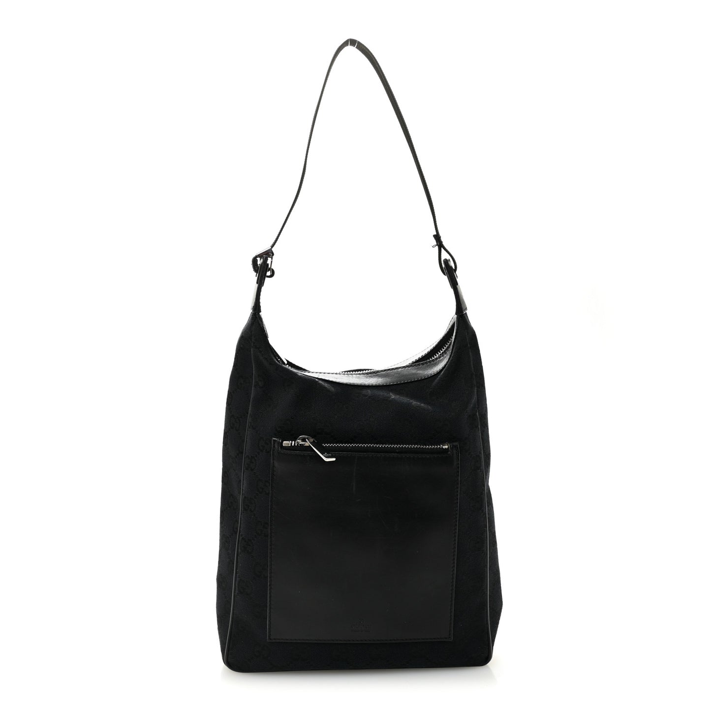 Monogram Hobo Black