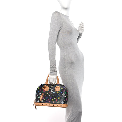 Louis Vuitton Monogram Multicolor Alma PM Black 2 of 12