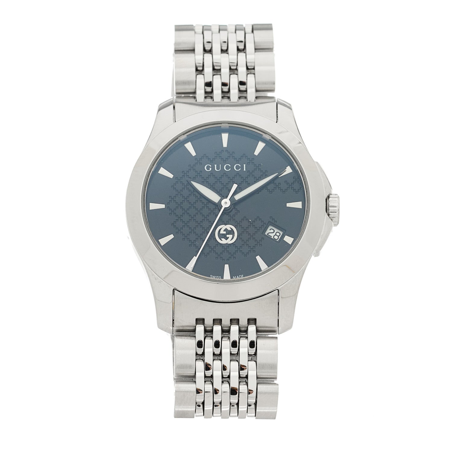 Gucci Stainless Steel 27mm G-Timeless Quartz Watch Black 1 of 4