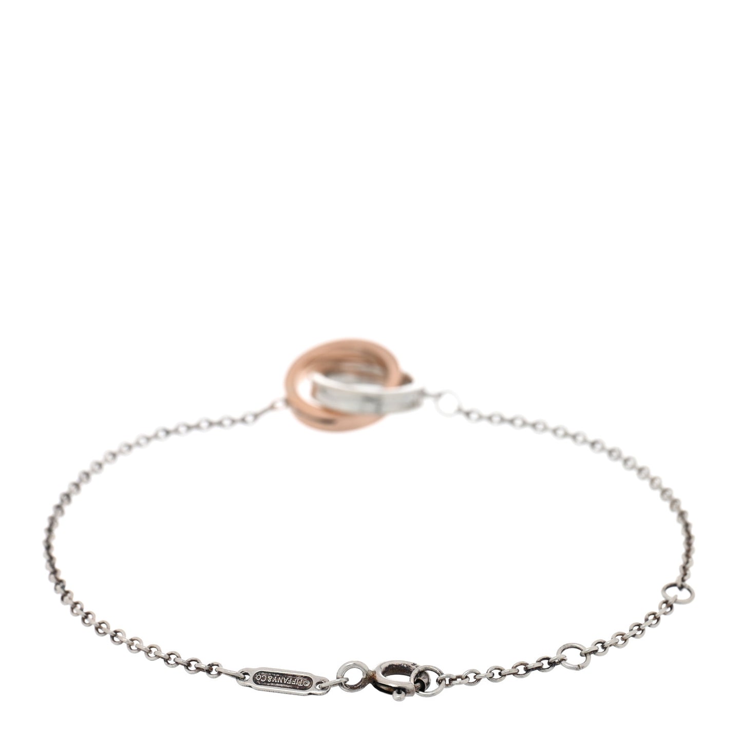 Sterling Silver Rubedo 1837 Interlocking Bracelet