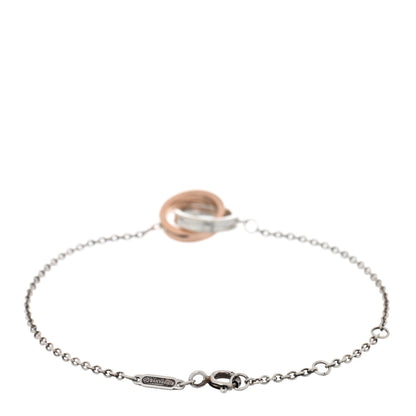 Tiffany Sterling Silver Rubedo 1837 Interlocking Bracelet 2 of 3