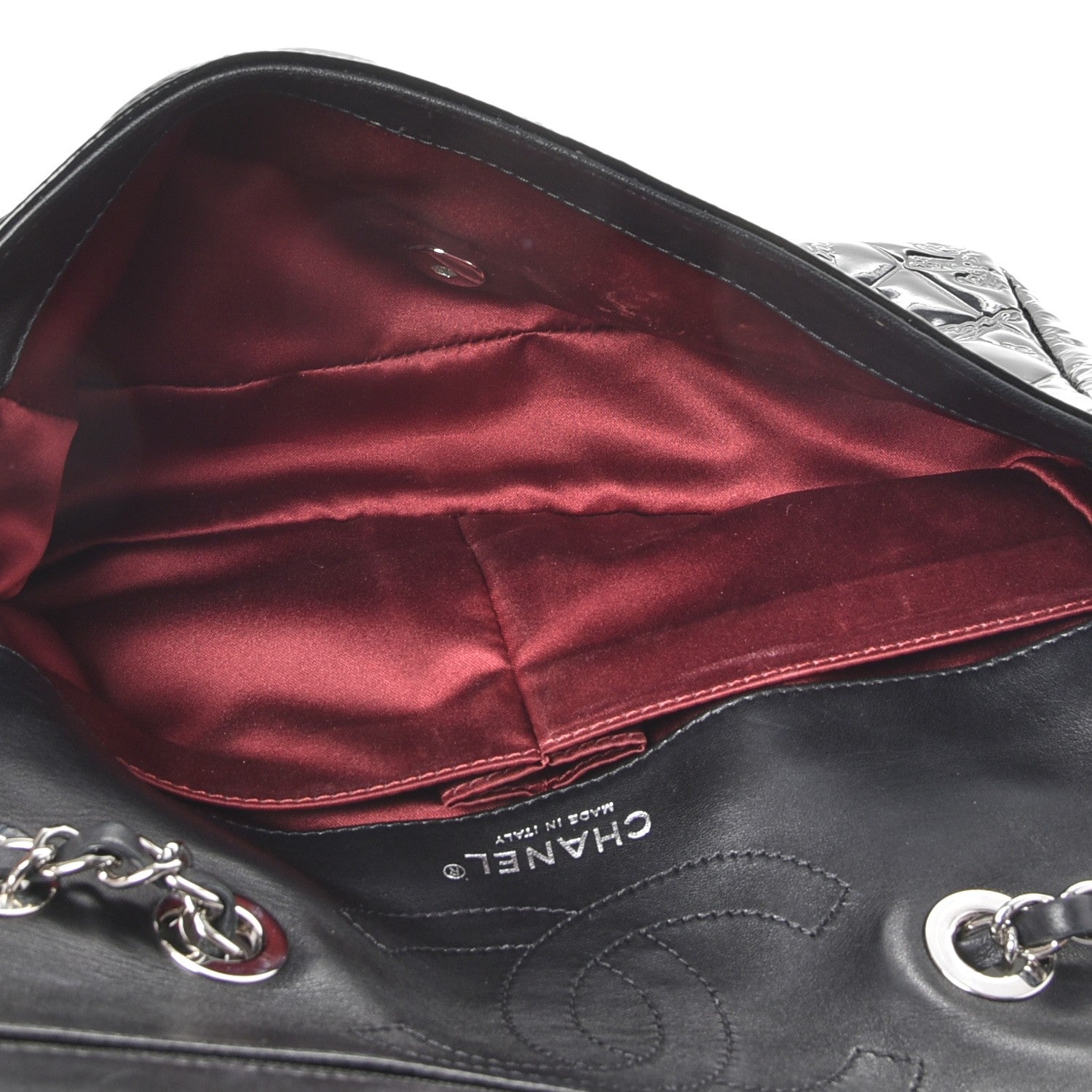 Chanel Patent Medium Lucky Symbols Flap Black 5 of 7