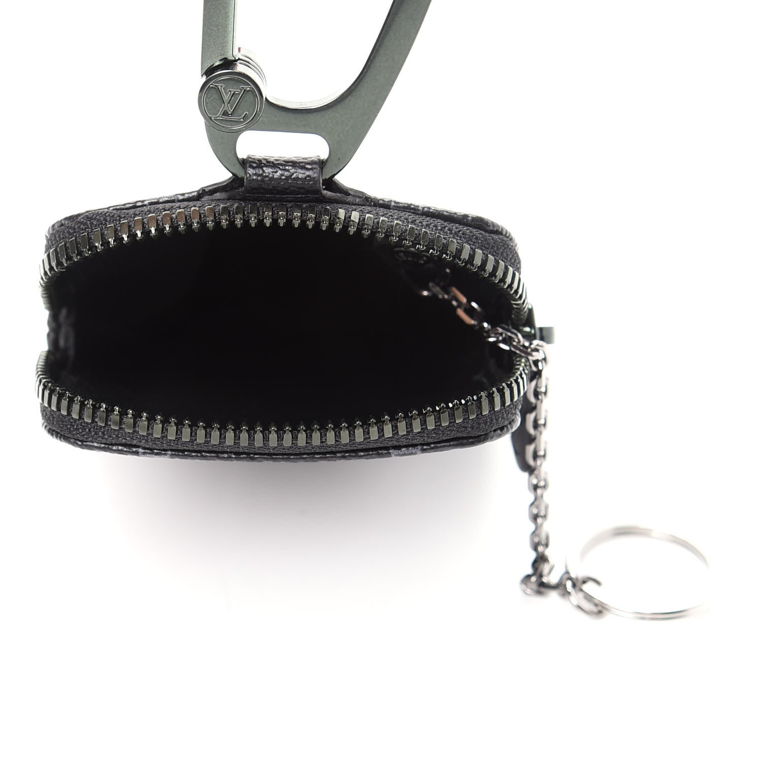 Louis Vuitton Monogram Eclipse Vivienne Zipper Key Ring 6 of 7