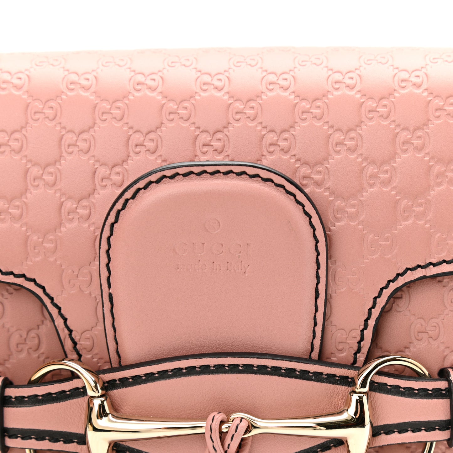 Microguccissima Medium Emily Chain Shoulder Bag Soft Pink