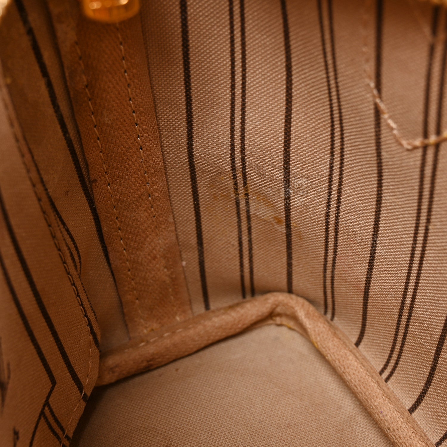 Louis Vuitton Monogram Neverfull BB Beige 10 of 13