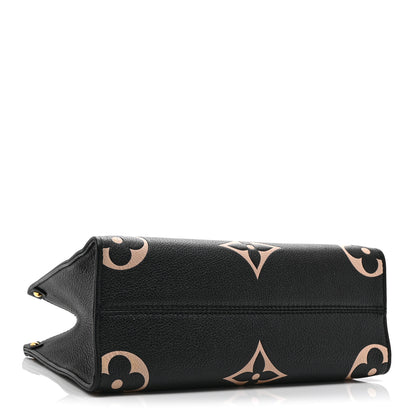 Louis Vuitton Empreinte Monogram Giant Onthego PM Black Beige 4 of 9