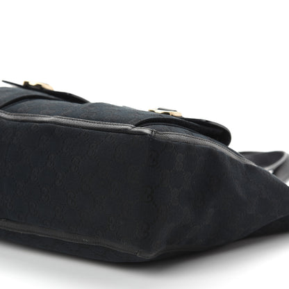 Gucci Monogram Abbey D Ring Tote Black 9 of 11