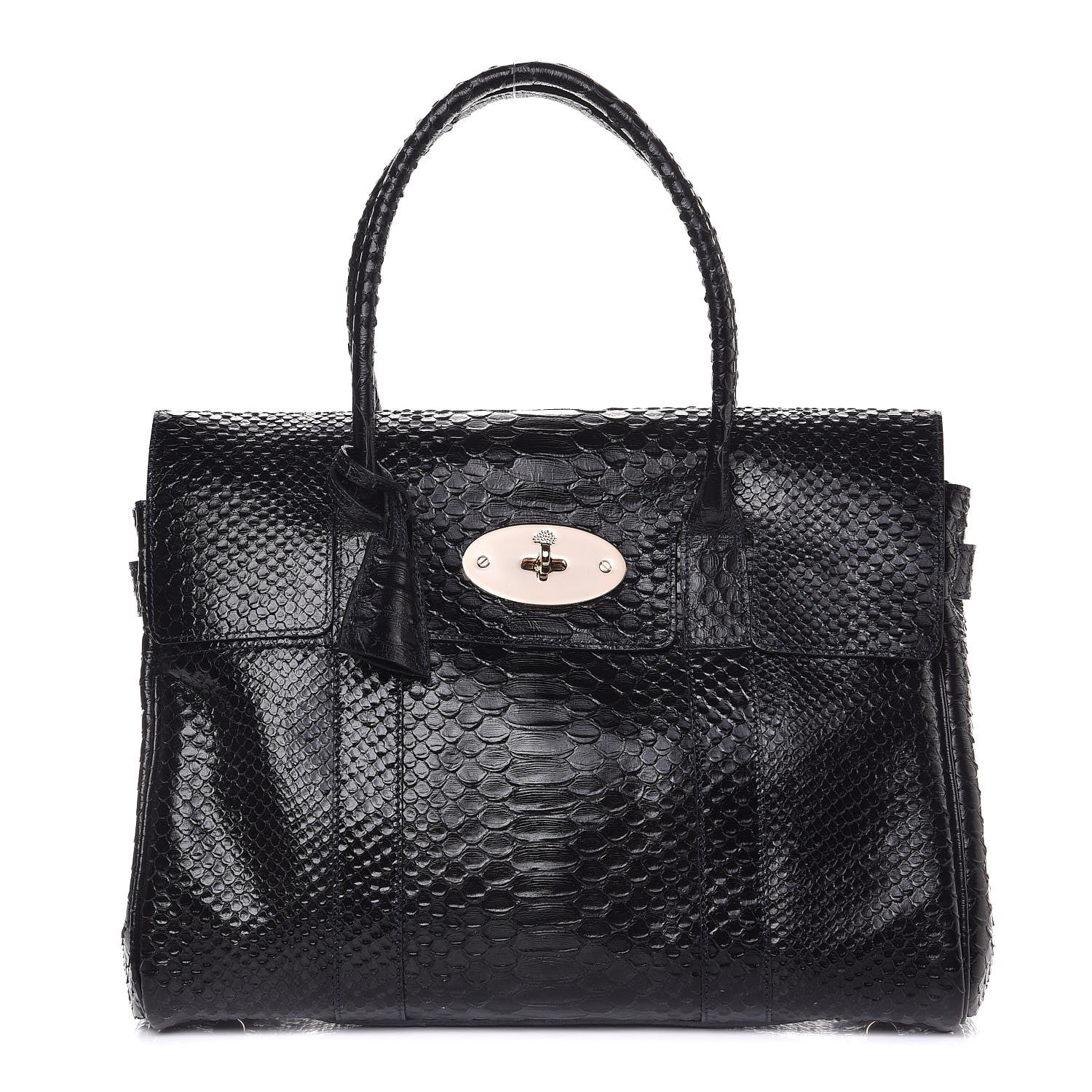 Mulberry Silky Snake Shine Bayswater Ink Blue 1 of 9