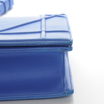 Christian Dior Lambskin Medium Diorama Flap Bag Blue 12 of 12