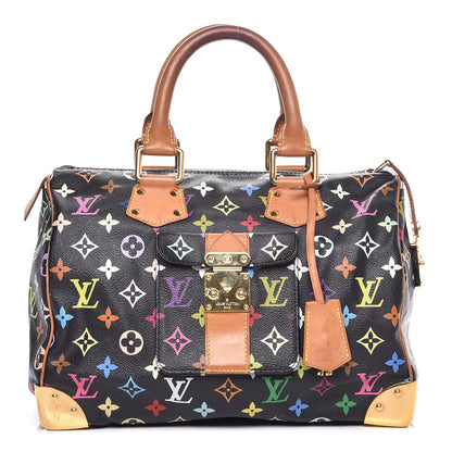 Louis Vuitton Monogram Multicolor Speedy 30 Black 1 of 7