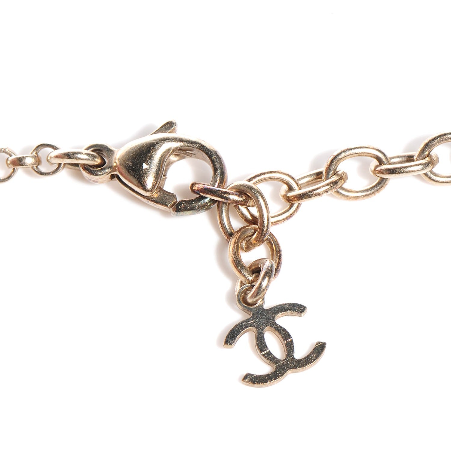 Chanel Resin CC Necklace Black 5 of 5