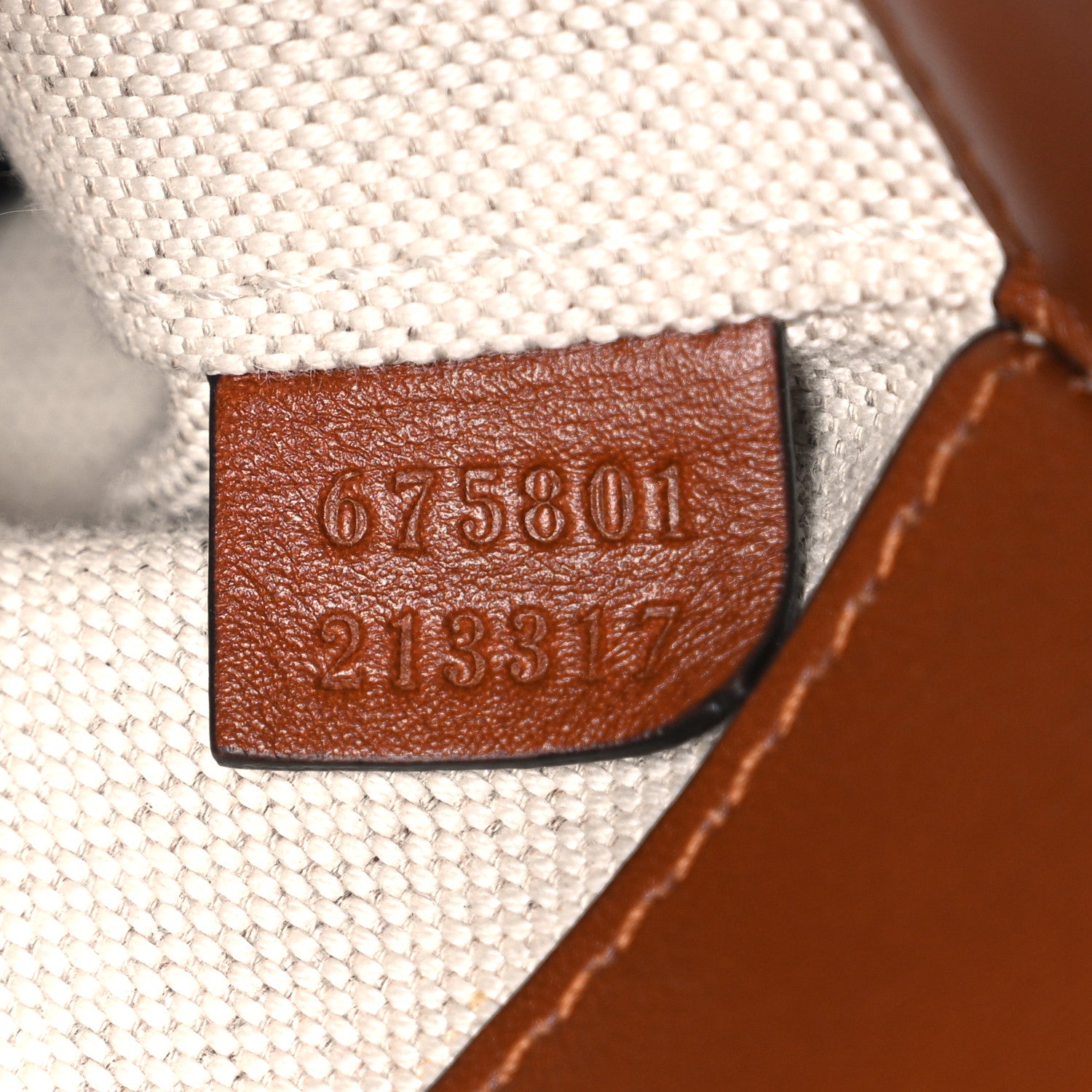 Gucci New Canvas Charisma Calfskin Crystal GG Monogram Mini Horsebit 1955 Shoulder Bag Camel Ebony 7 of 10