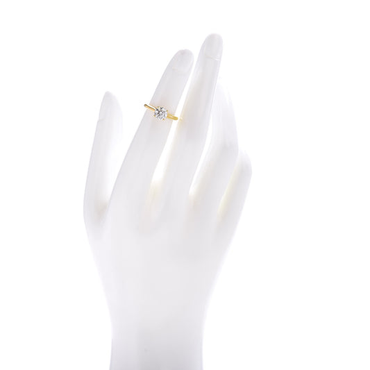 18K Yellow Gold Diamond .90ct 1895 Solitaire Engagement Ring 46 3.75