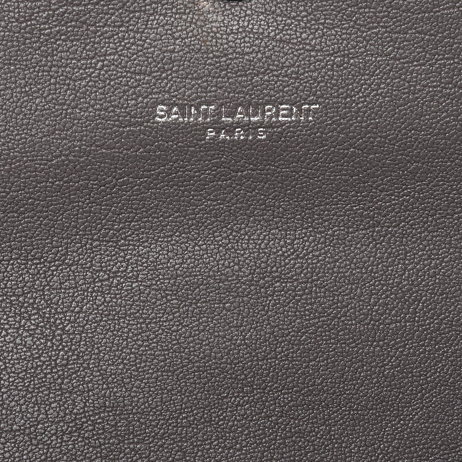 Saint Laurent Sheepskin Tri-Quilt Monogram Medium College Bag Gray 7 of 9