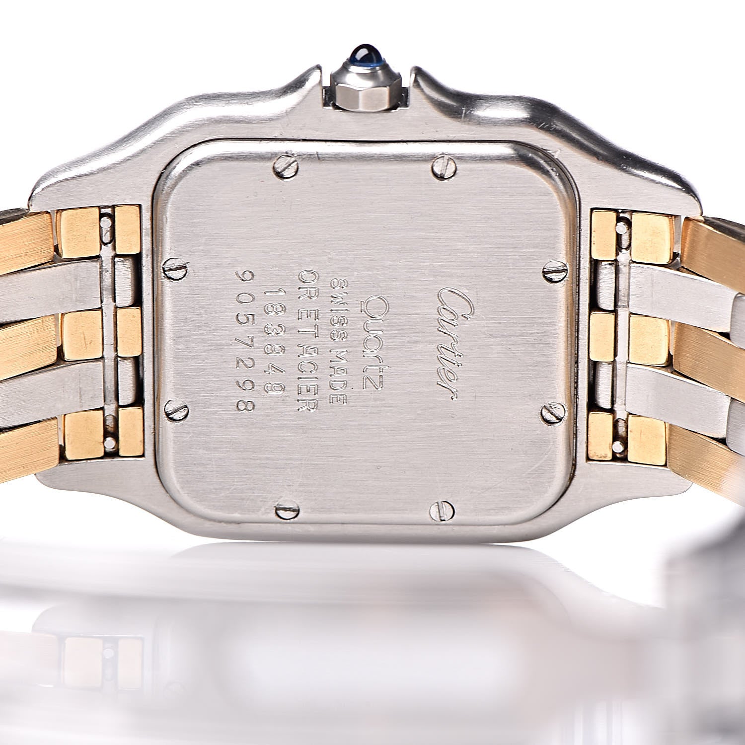 Cartier Stainless Steel 18K Yellow Gold 27mm Panthere Quartz Watch 6 of 6