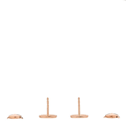 Hermes 18K Rose Gold TPM Farandole Stud Earrings 3 of 5