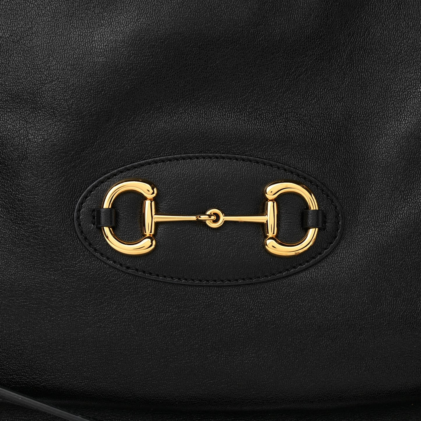 New Sakai Calfskin Lux Medium Horsebit 1955 Tote Bag Black