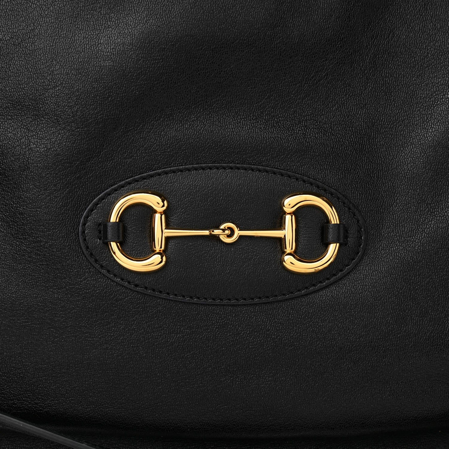 Gucci New Sakai Calfskin Lux Medium Horsebit 1955 Tote Bag Black 8 of 10