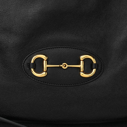 Gucci New Sakai Calfskin Lux Medium Horsebit 1955 Tote Bag Black 8 of 10