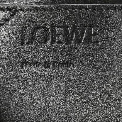 Loewe Shiny Nappa Calfskin Paseo Shoulder Bag Black 6 of 9