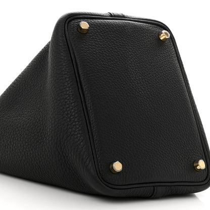 Hermes Taurillon Clemence Picotin Lock 18 PM Black 9 of 10