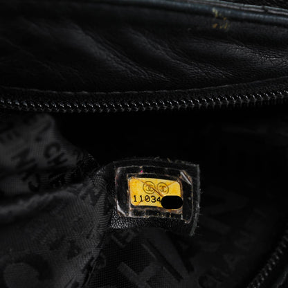 Chanel Lambskin Stitched Medium Ultimate Soft Tote Black 7 of 7