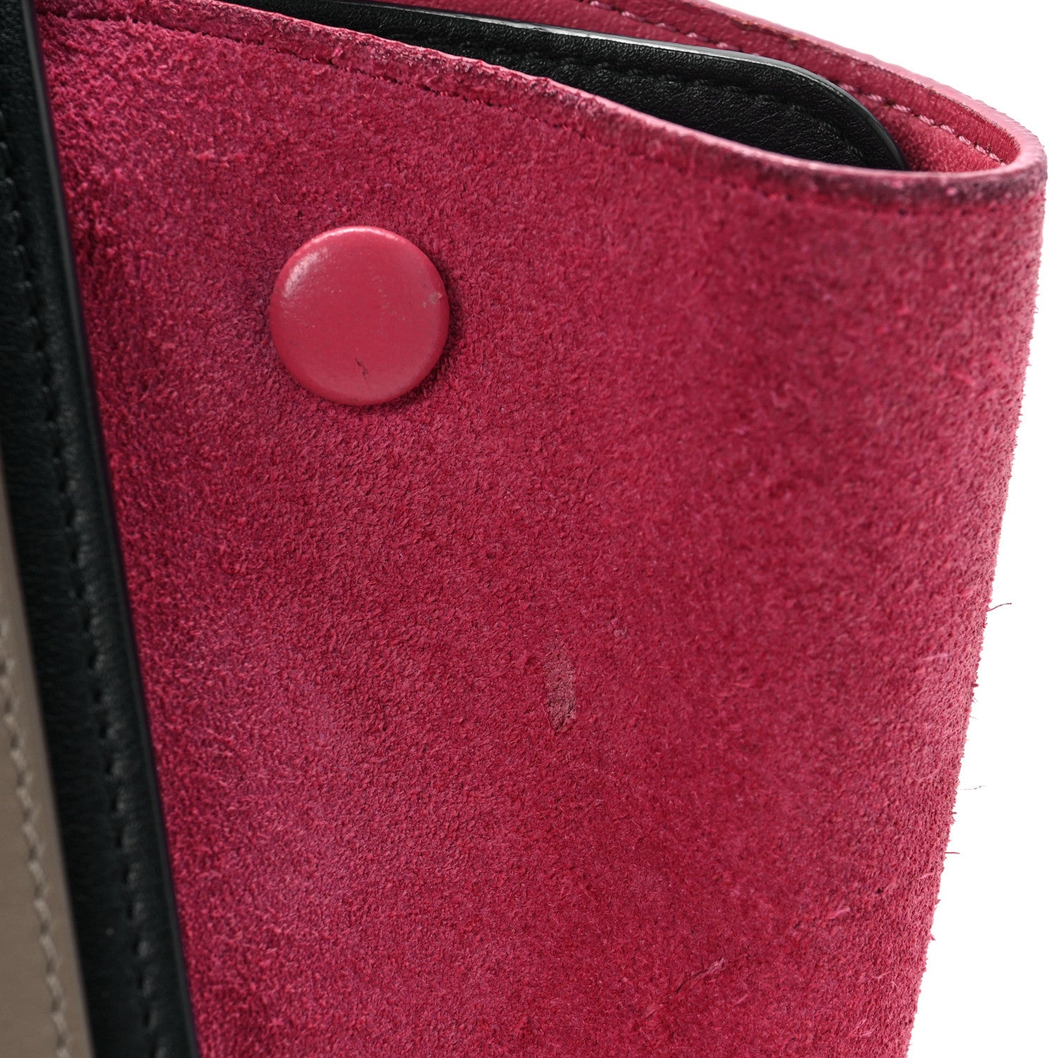 Celine Smooth Calfskin Suede Small Tri-Color Trapeze Pink 6 of 9