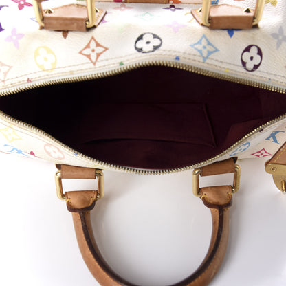 Louis Vuitton Monogram Multicolor Speedy 30 White 5 of 11