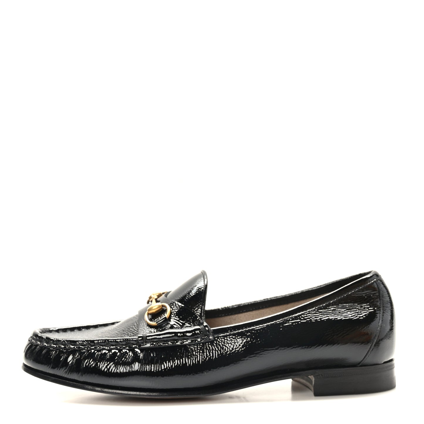 Patent Womens 1953 Horsebit Loafers 39.5 Black