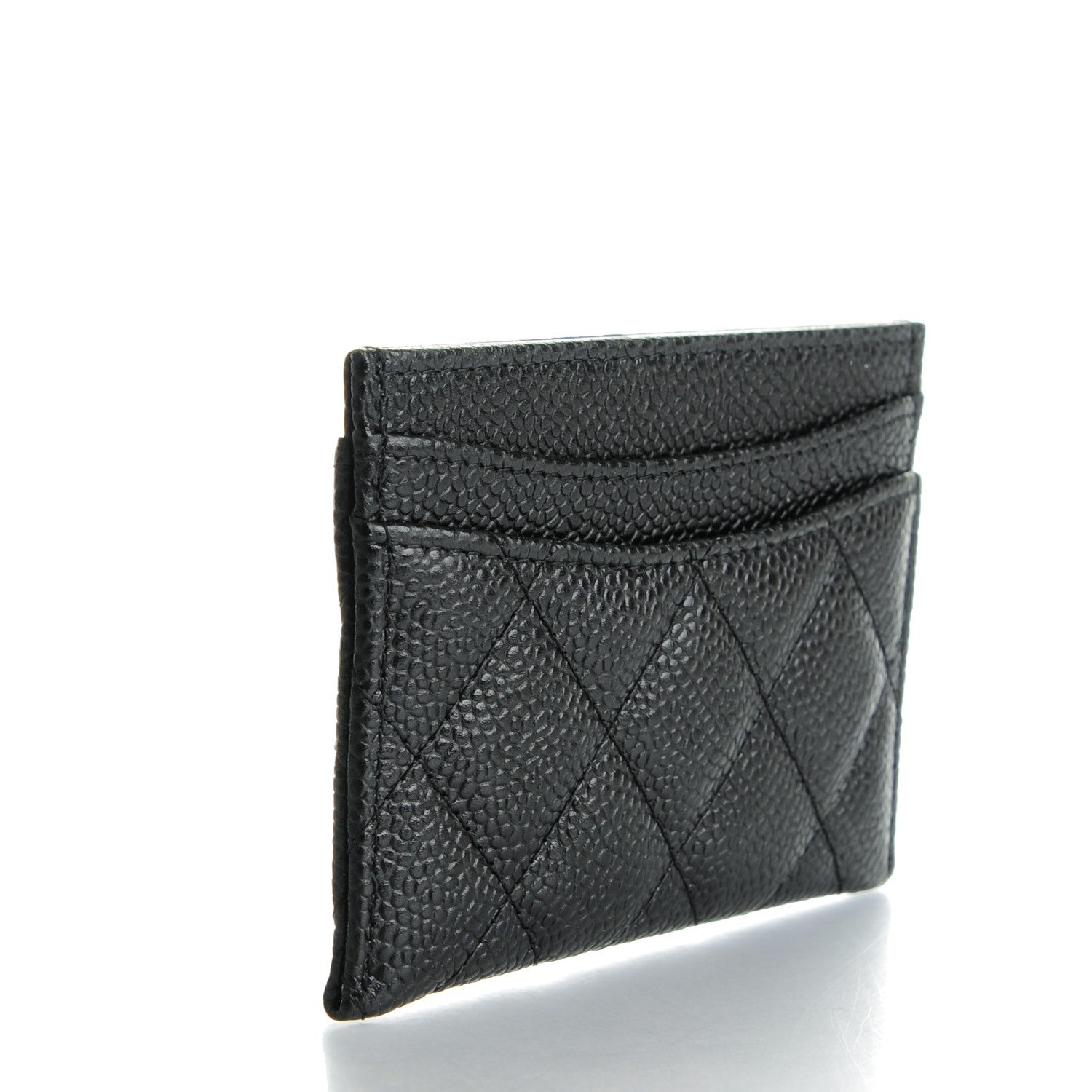 Chanel Caviar Quilted Card Holder Black 3 of 8