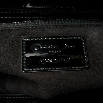Christian Dior Ultraglossy Patent Cannage Medium Lady Dior Black 6 of 10