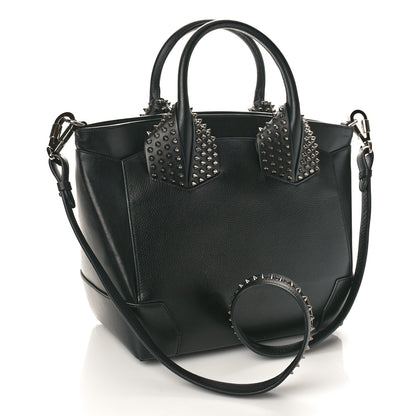 Christian Louboutin Grained Calfskin Spike Large Eloise Tote Black 3 of 9