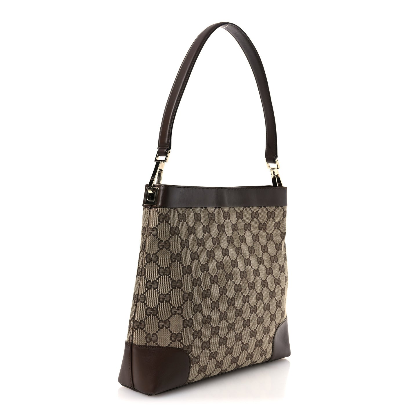 Monogram Hobo Dark Brown