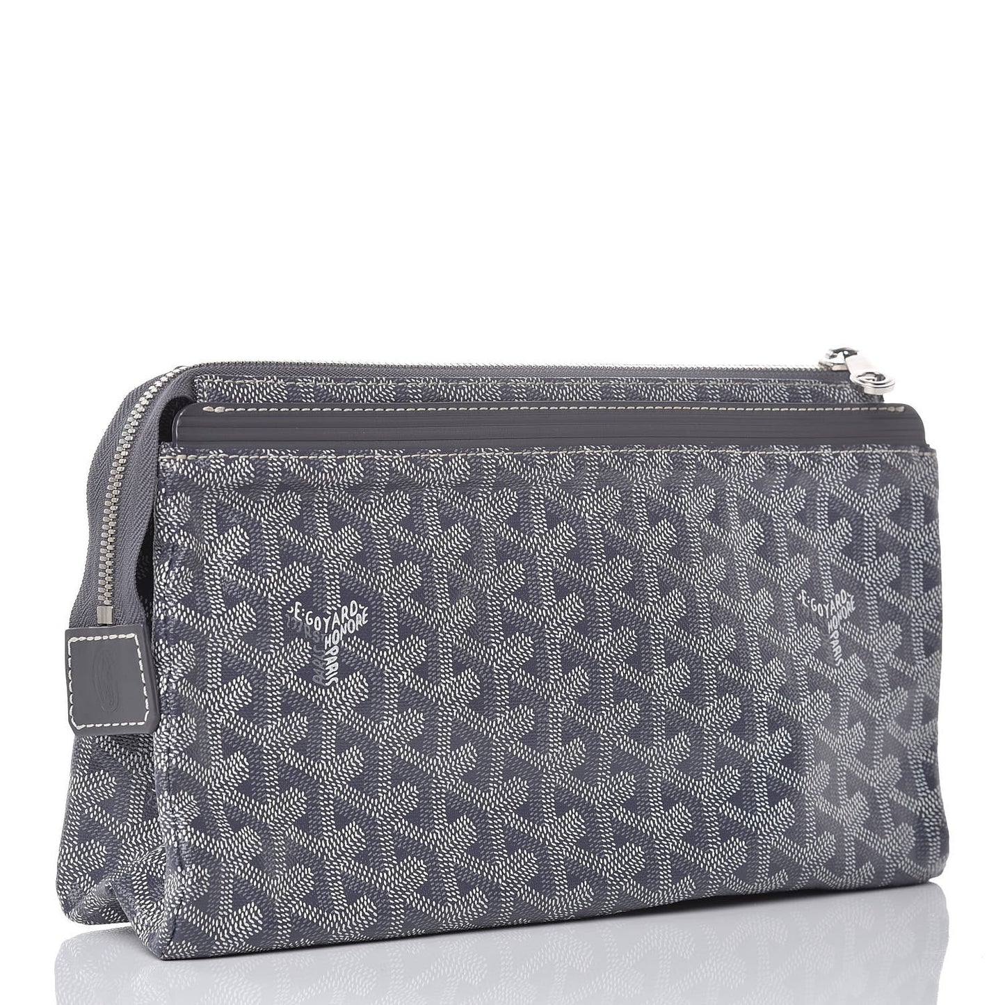 Goyardine Miroir Toiletry Bag GM Grey