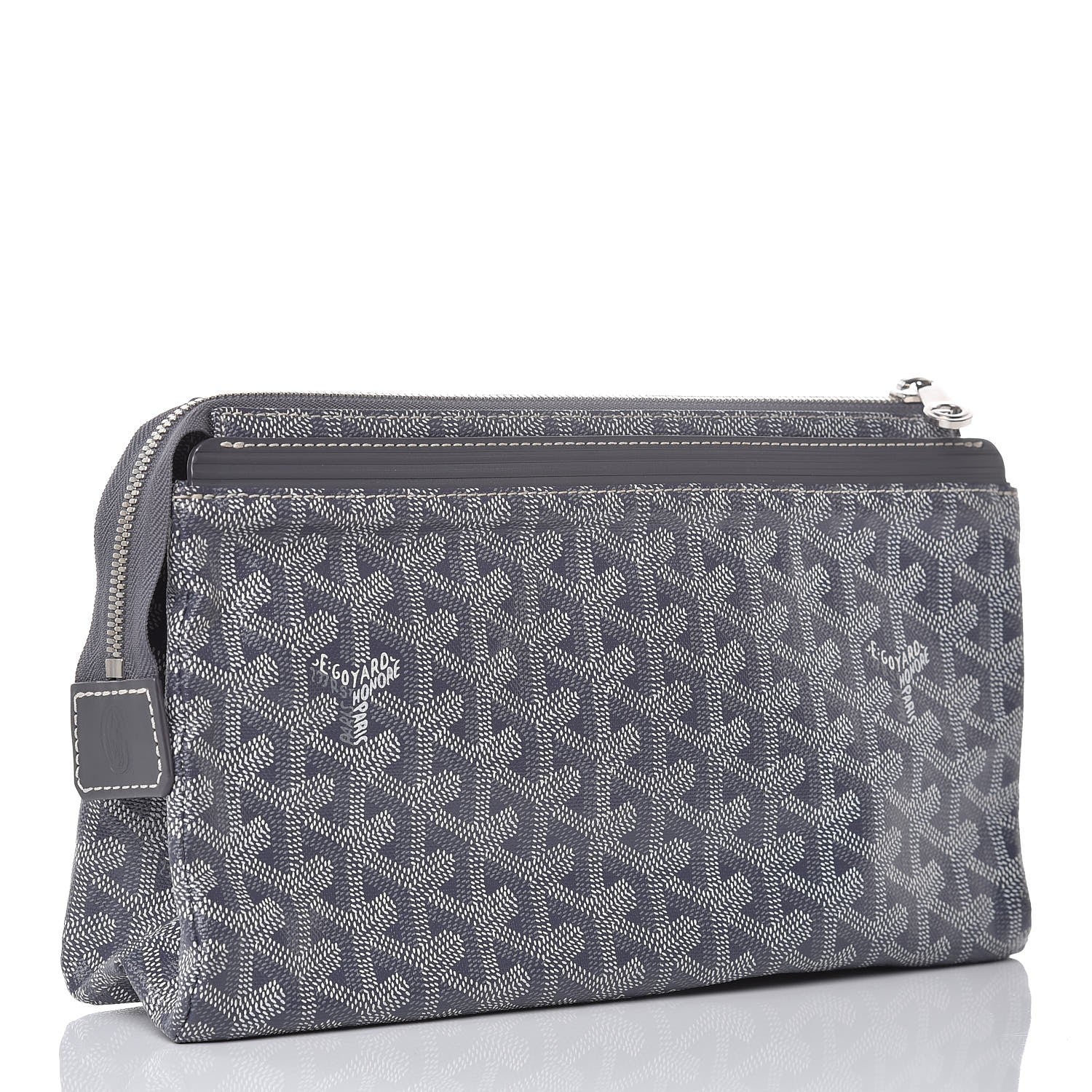 Goyard Goyardine Miroir Toiletry Bag GM Grey 3 of 7
