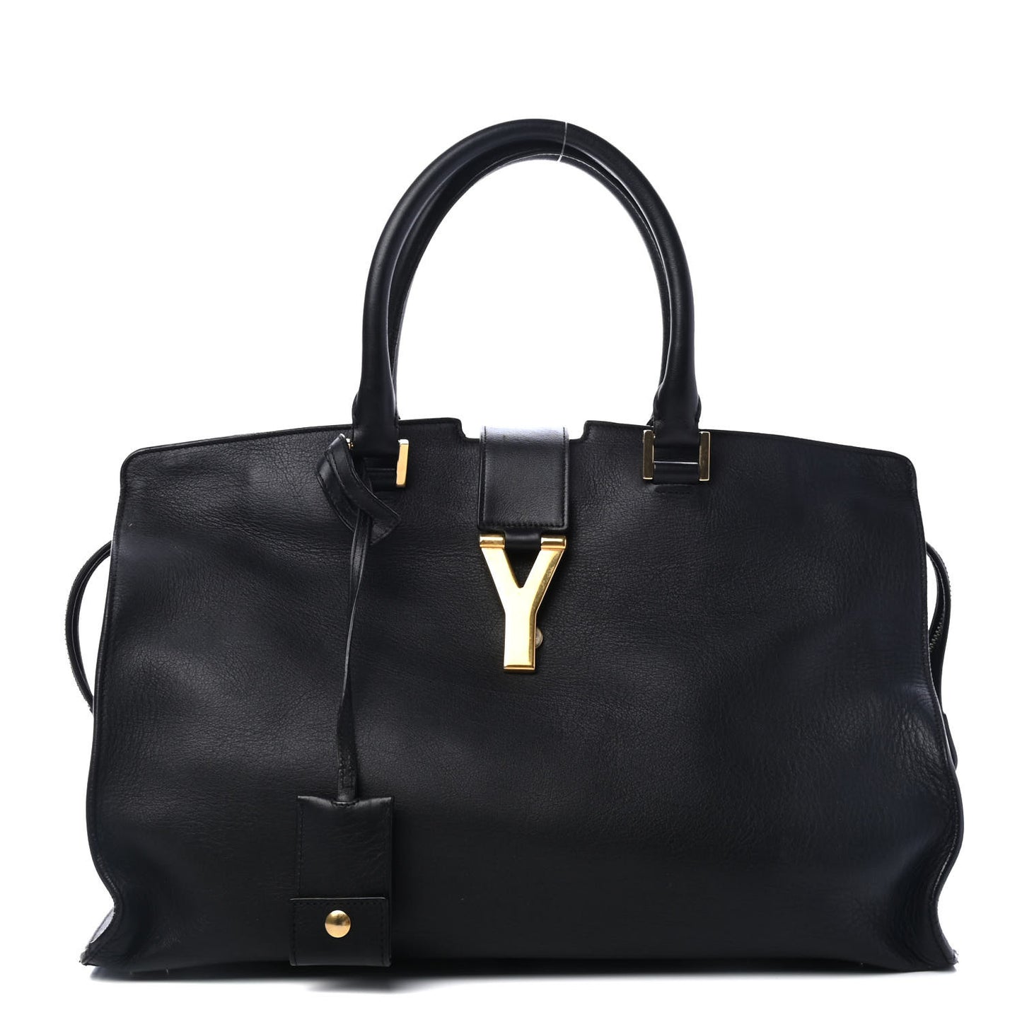 Calfskin Medium Classic Y Cabas Black