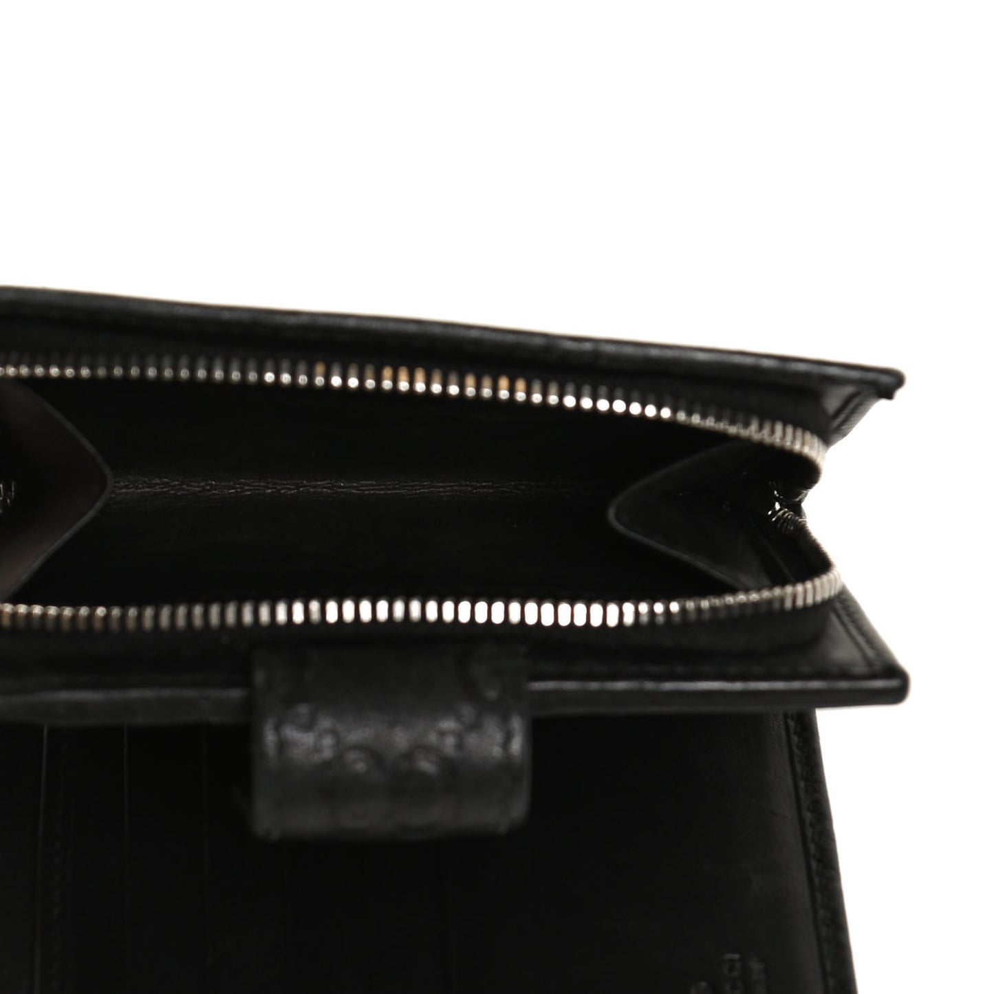 Guccissima Twins French Wallet Black