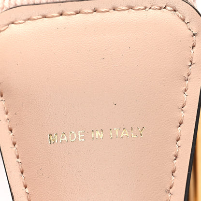 Fendi Jacquard Ribbon Vitello King FF Bi-Color Intreccio Adjustable Strap You Light Rose Camel 4 of 4