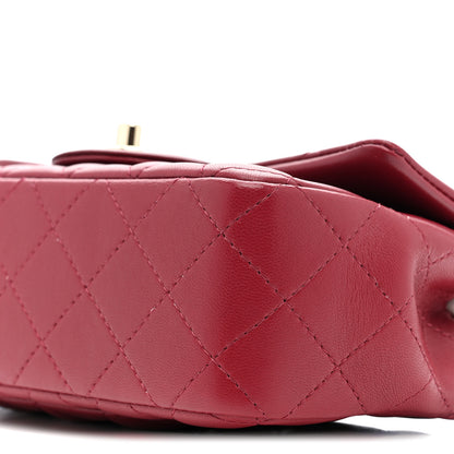 Chanel Lambskin Quilted Mini Rectangular Flap Burgundy 10 of 10