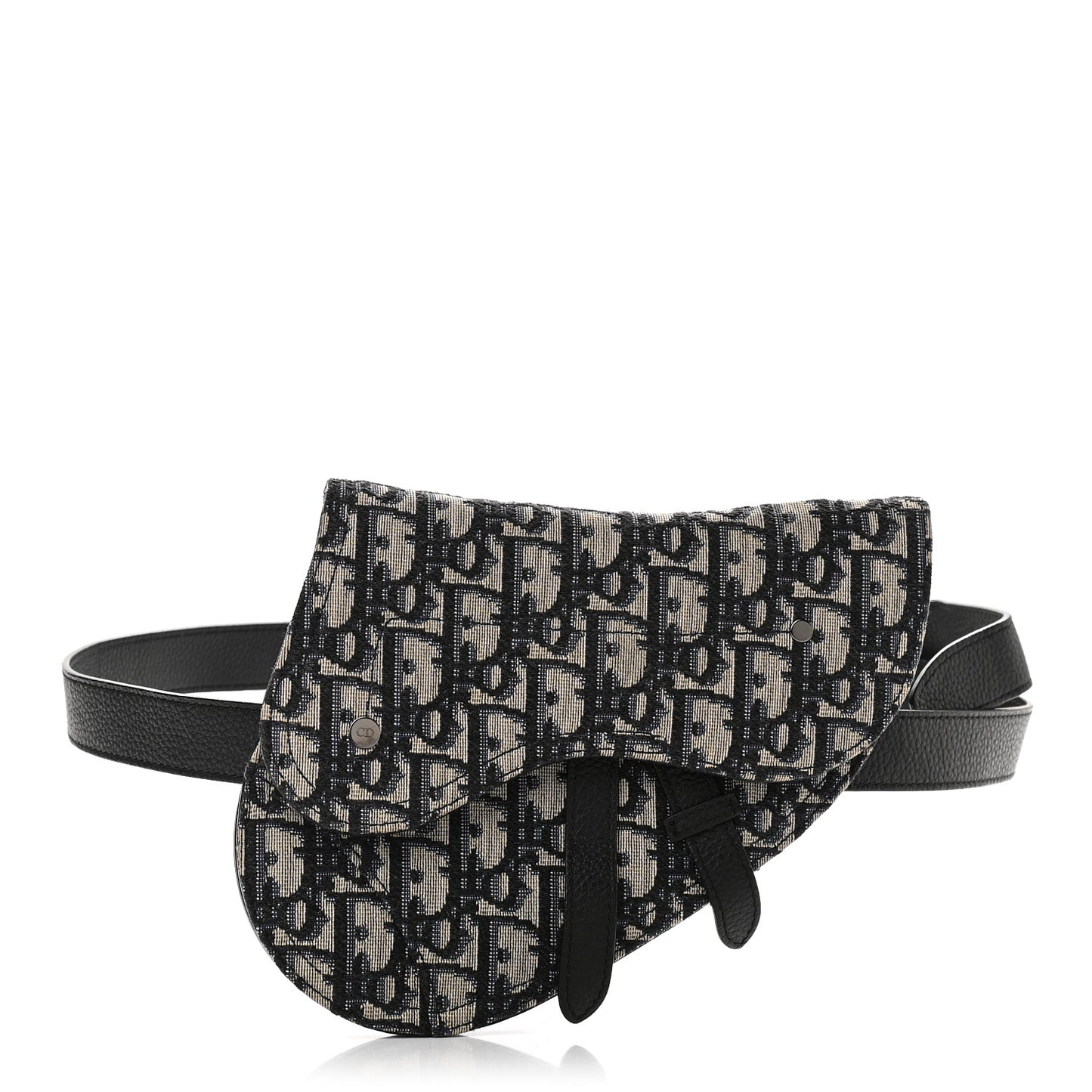 HOMME Oblique Saddle Belt Bag Blue