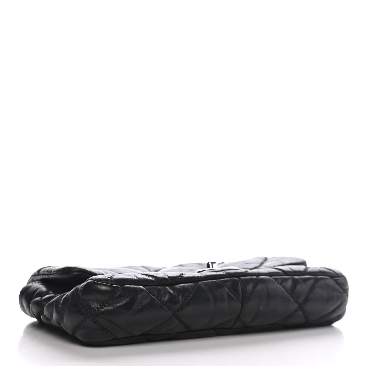 Chanel Calfskin Small Bubble Quilt Flap Black 4 of 9