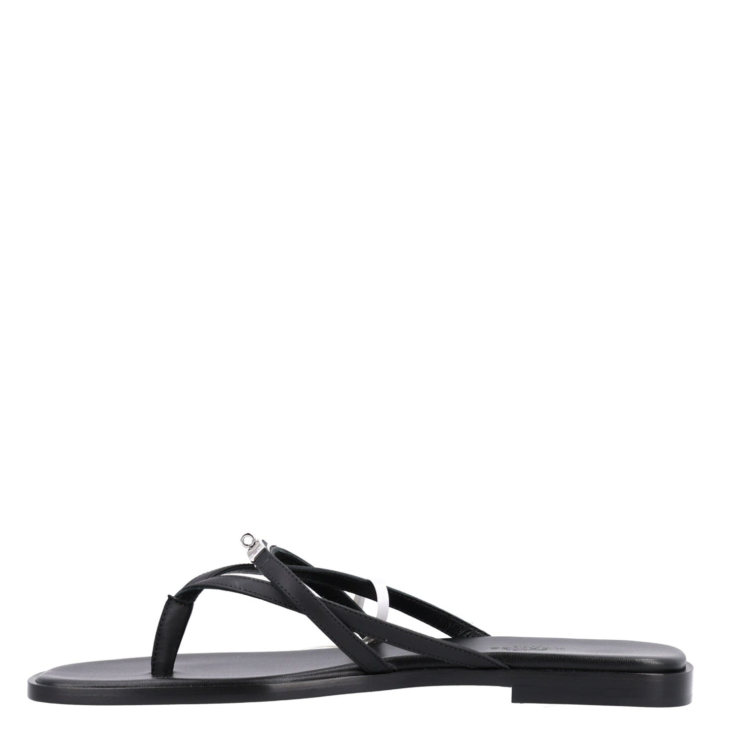 Calfskin Miss Sandals 39 Black