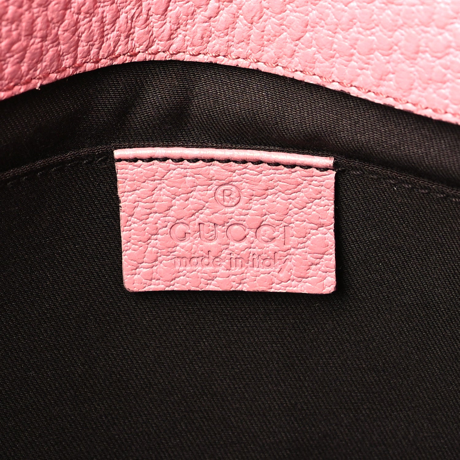Gucci Pebbled Calfskin Bamboo Chain Bag Pink 6 of 9