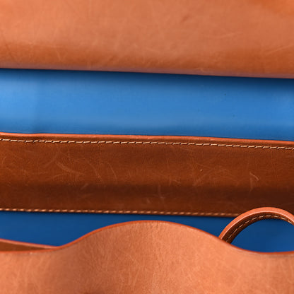 Mansur Gavriel Calfskin Lady Bag Cammello Azzurro 13 of 20