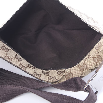 Gucci GG Monogram Double Pocket Belt Bag Dark Brown 4 of 10