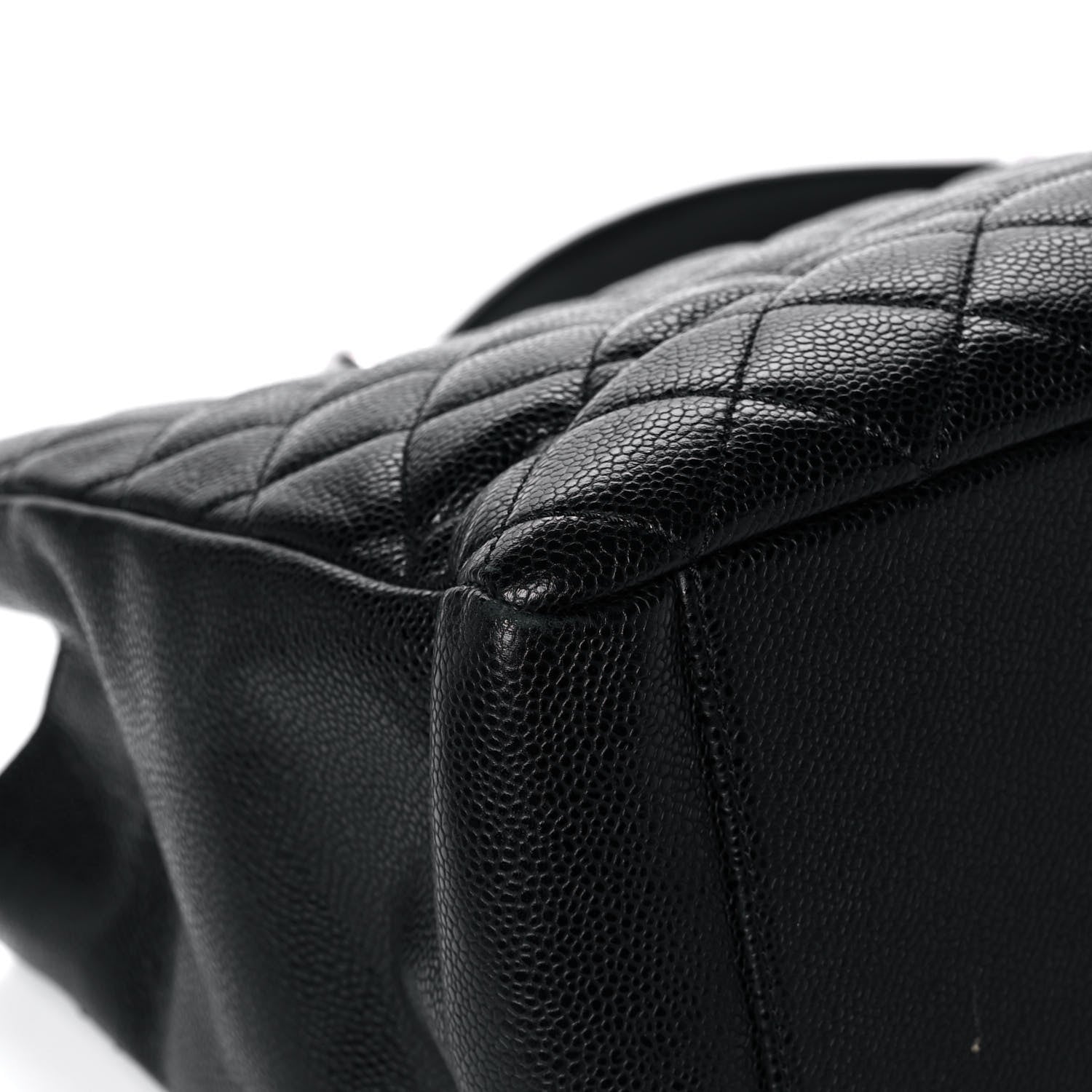 Chanel Caviar Quilted Grand Shopping Tote GST Black 10 of 15