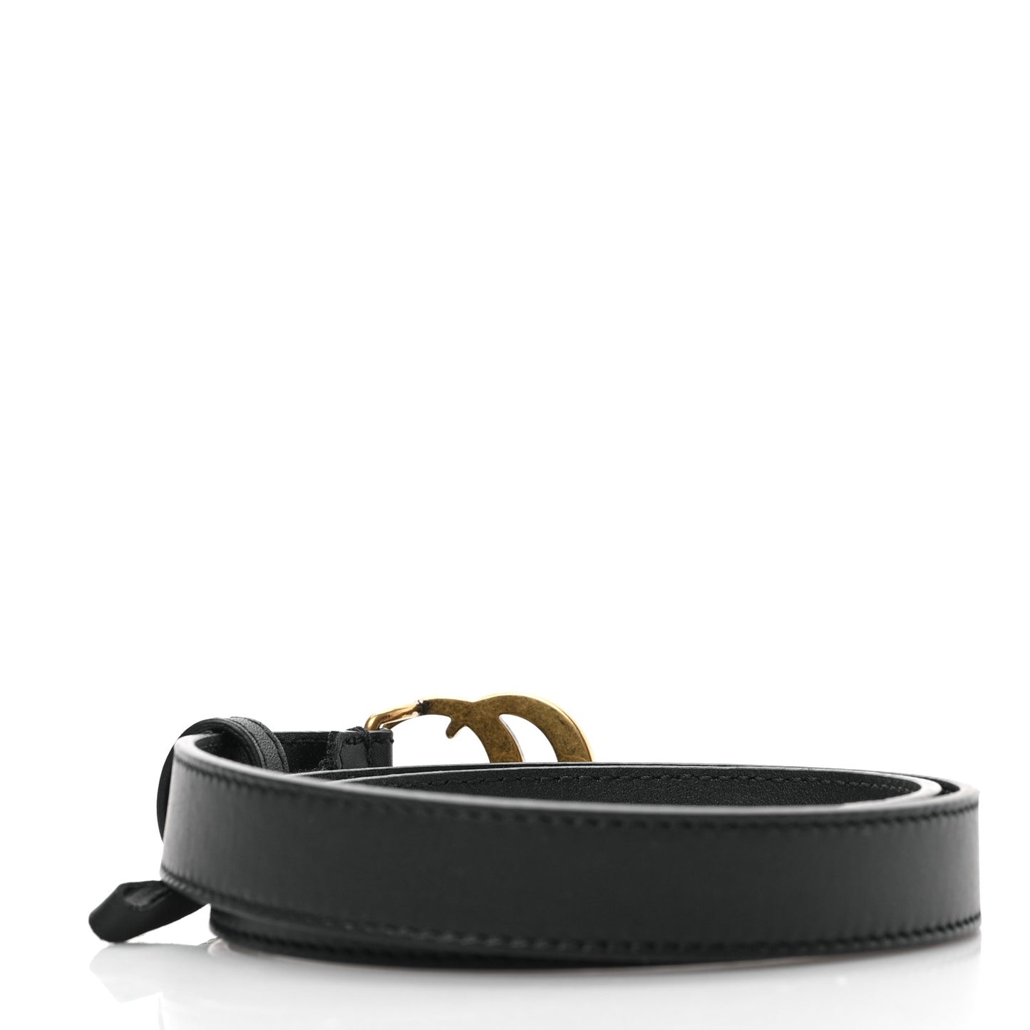 Calfskin Double G 20mm Belt 80 32 Black