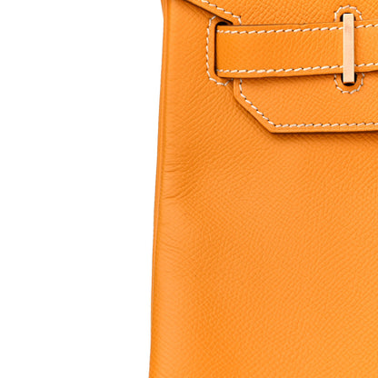 Hermes Epsom Candy Birkin 35 Jaune D'Or Feu 12 of 12